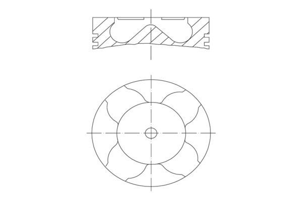 Piston (79.50MM-STD)   MAHLE 007 PI 00163 000