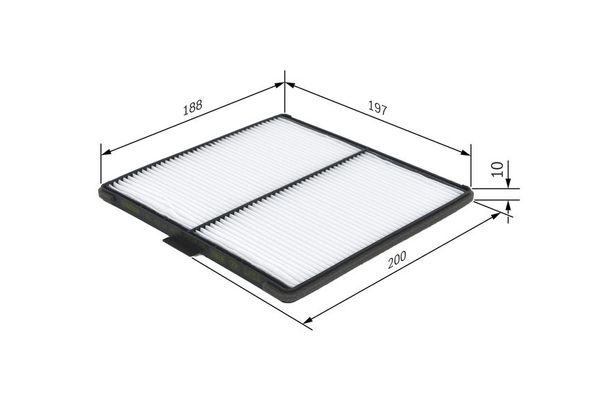 Polen Filtresi  Chevrolet Matiz (2005->)  BOSCH 1 987 432 171