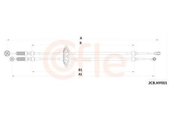 Vites Değiştirme Teli  CAVO 2714 613  437941C000