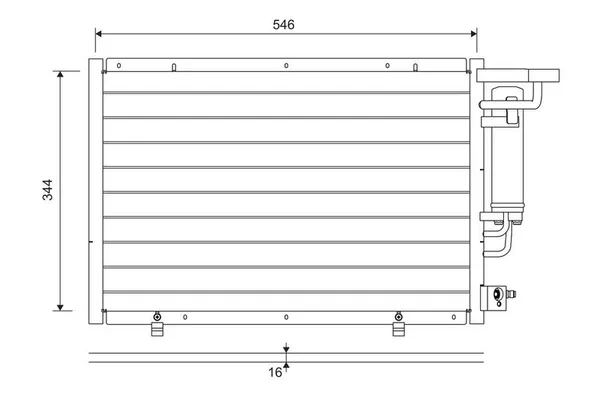 Klima Radyatörü  VALEO 822693