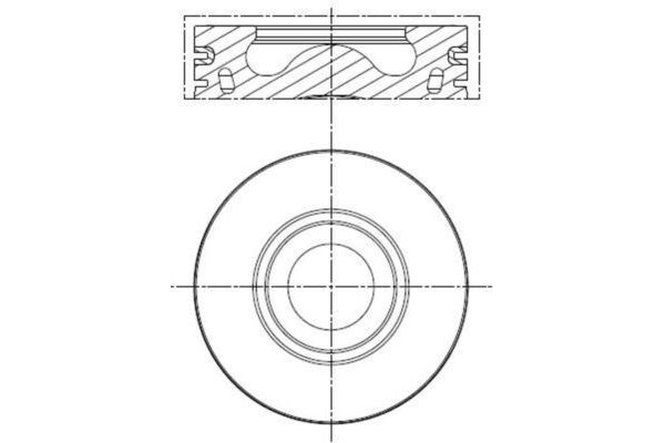 Piston (STD)  MAHLE 013 PI 00136 002