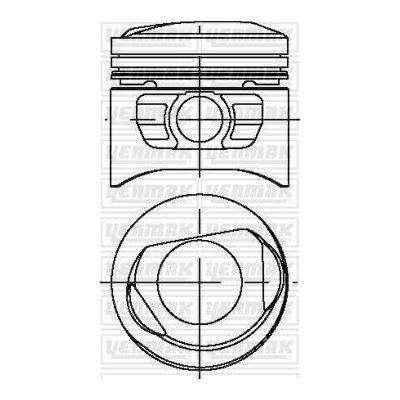 Piston (79.97MM-STD)  YENMAK 31-04031-100
