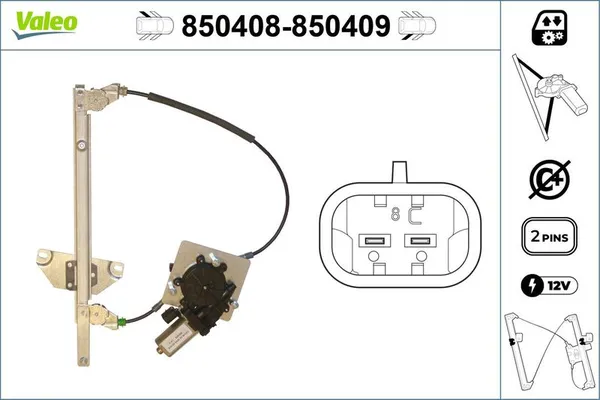 Cam Krikosu Arka Sol Toyota Avensis (T22)(1998->)  VALEO 850408
