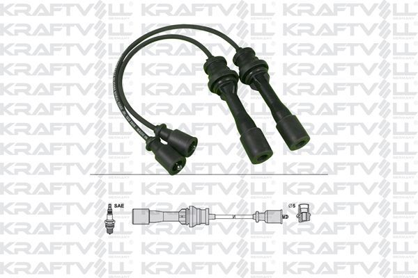 Buji Kablosu  Mazda 323 F/S Sedan (BJ)(01.2001->)  KRAFTVOLL 05070312
