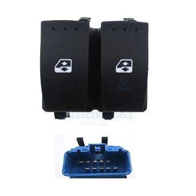 Cam Açma Düğmesi Ön Sol Renault Master III Kamyonet / Şasi - Çift Kabin (06.2010->)  AUTODAK DAK3178