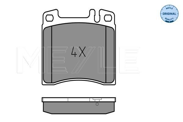 Fren Disk Balata Ön MEYLE 025 213 0418