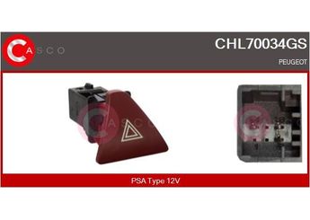 Dörtlü Flaşör Düğmesi  PSA ORJINAL 6554J7  