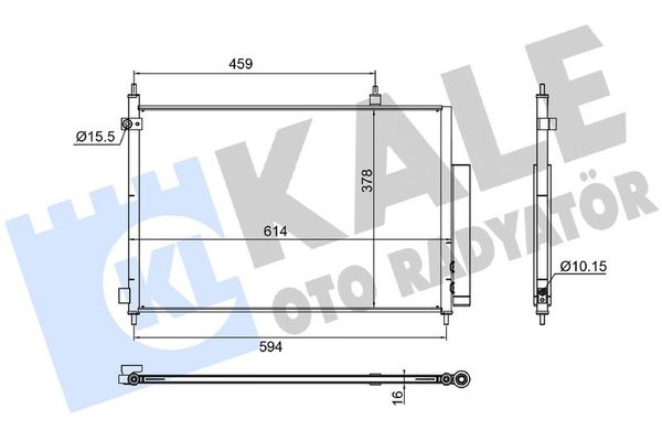 Klima Radyatörü  KALE 382650