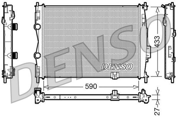 Su Radyatörü  DENSO DRM46019
