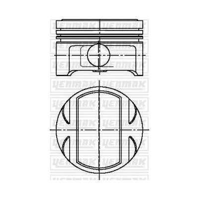 Piston (81.00MM-STD)  YENMAK 31-04218-000