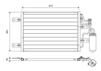 Klima Radyatörü  VALEO 814014  13148296 1850094