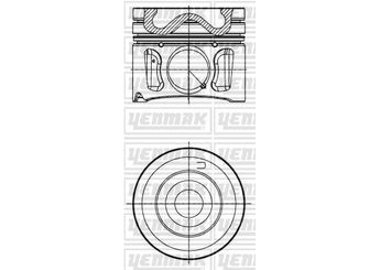 Piston (84.00MM-0.50)   KING PISTON 18-6592223  87-72717-050 87-865700-02