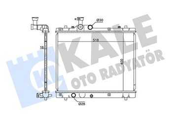 Su Radyatörü  KALE 362690  133077 1770069L00 1770069L01 1770069L20 1770069L21