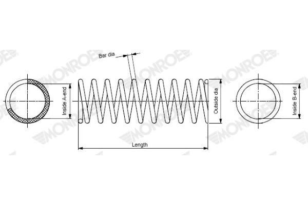 Helezon Yayı Ön MONROE SP0005