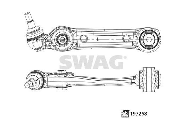 Salıncak Ön Alt Sol BMW 5 Serisi Sedan (G30)(02.2017->)  SWAG 33 11 2537