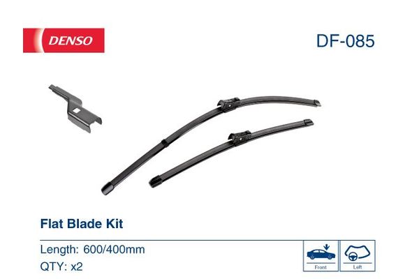Silecek Süpürgesi Ön  600/400 mm - 24/16 inç Skoda Fabia (NJ3)(08.2014->)  DENSO DF-085