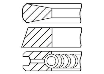 Segman (84.00MM-STD)  GOETZE 06-849900-00  06-849900-00