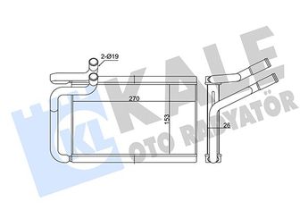Kalorifer Radyatörü  KALE 352155  971384H000