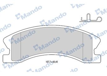 Fren Disk Balata Ön MANDO MBF015578  MBF015578 5093138AA 05093138AA 5093183AA 05093183AA 5093183AB 05093183AB 5093183AD 05093183AD 5093260AA 05093260AA