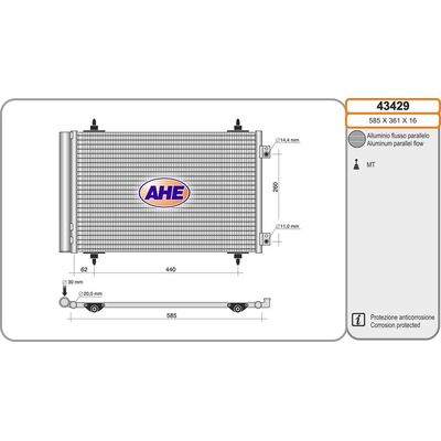 Klima Radyatörü  Fiat Ducato Kamyonet / Damperli Çift kab 35 (290)(04.2014->)  FIAT ORJINAL 52179720