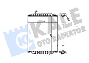 Su Radyatörü  KALE 350235  1330G2 1330.G2 133315 1333.15 500384262 93160531