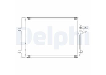 Klima Radyatörü  DELPHI CF20311  1785465 1785765 1886885 1934882 2013474 2043474 DV6119710BB DV6119710BC DV6119710BD DV6119710BE