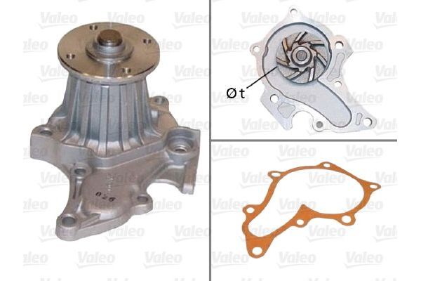 Devirdaim Su Pompası  Toyota Avensis (T22)(1998->)  VALEO 506939