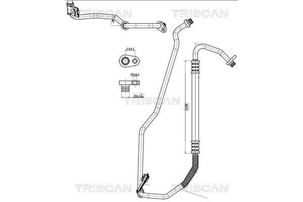 Klima Hortumu  PSA ORJINAL 6460TY