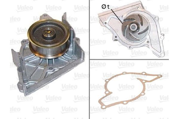 Devirdaim Su Pompası  Audi 80 (08.1991->)  VALEO 506442
