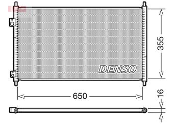 Klima Radyatörü  DENSO DCN40018  80110S5A003 80110S5AT01