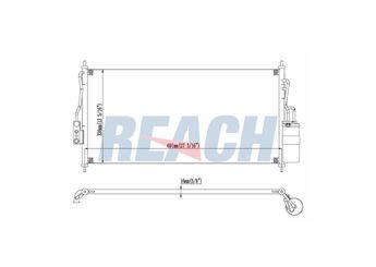 Klima Radyatörü  BSG 63-525-018  2765095F0B 2765095F0A