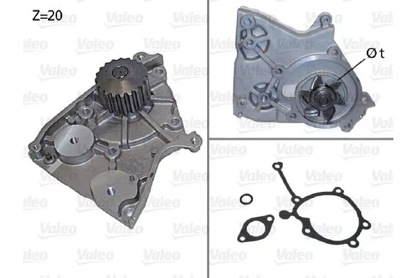 Devirdaim Su Pompası  Mazda 626 Sedan/ Coupe/ S.Wagon (GD/GV)(06.1987->)  VALEO 506400