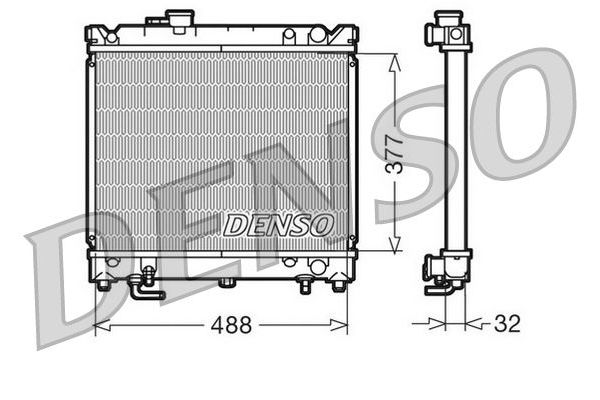 Su Radyatörü  DENSO DRM47010