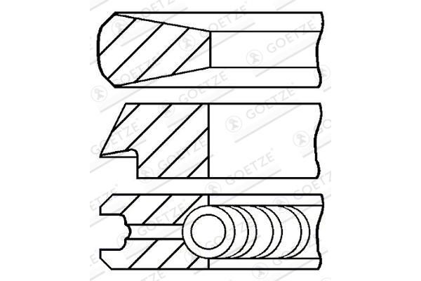 Segman (72.50MM-STD)  RIK 43360-000