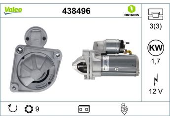 Marş Dinamosu  VALEO 438496  51832949 51984357 71794785 52110465 55832949