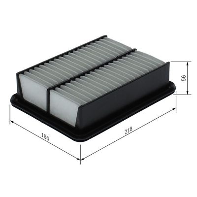 Hava Filtresi  Mazda 3 Sedan 4 Kapı (BP)(06.2019->)  BOSCH F 026 400 691