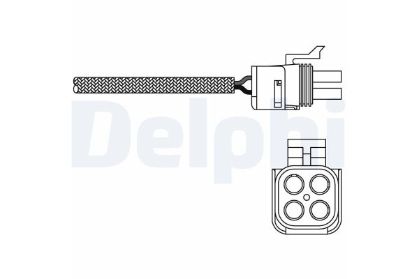 Oksijen (Lambda) Sensörü  Renault Safrane (B54)(09.1996->)  DELPHI ES20290-12B1