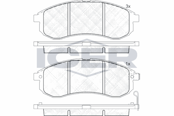 Fren Disk Balata Ön WONGA 271072