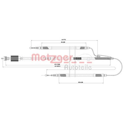 El Fren Teli Arka Sağ veya Sol Opel Insignia A Sports Tourer (10.2008->)  OPEL ORJINAL 13261154