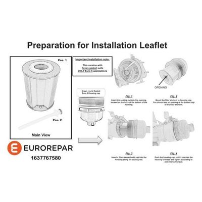 Yağ Filtresi  Toyota Proace Verso (2016->)  EUROREPAR 1637767580