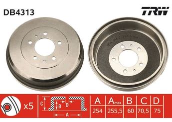 Kampana Arka Sağ veya Sol TRW DB4313  MB193595