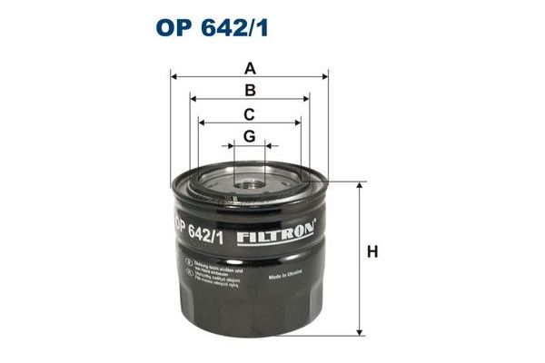 Yağ Filtresi  FILTRON OP 642/1