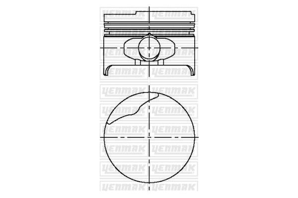 Piston (79.50MM-STD)  YENMAK 31-04166-000
