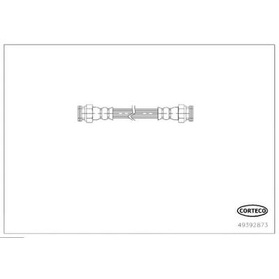 Fren Hortumu Arka Sağ veya Sol CORTECO 49392873