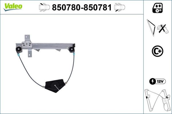 Cam Krikosu Arka Sol VALEO 850780