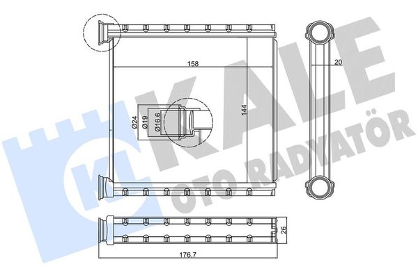 Kalorifer Radyatörü  KALE 370705