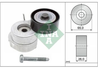 Vantilatör Kayış Gergi Rulmanı  INA 534 0607 10  9S516A228BA 46819146 51821652 1539115 1598372 9S51-6A228-BA 9S516A228BB 9S51-6A228-BB