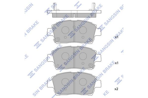 Fren Disk Balata Ön SANGSIN SP1232