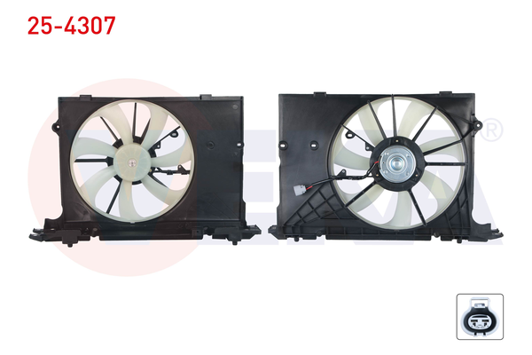 Radyatör Fan ve Motoru  VEKA 25-4307