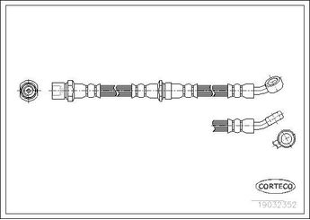 Fren Hortumu Arka Sağ veya Sol OSSCA 01400  26531AA070